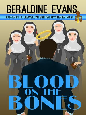 cover image of Blood on the Bones #9 Rafferty & Llewellyn British Cozy Mystery Novel